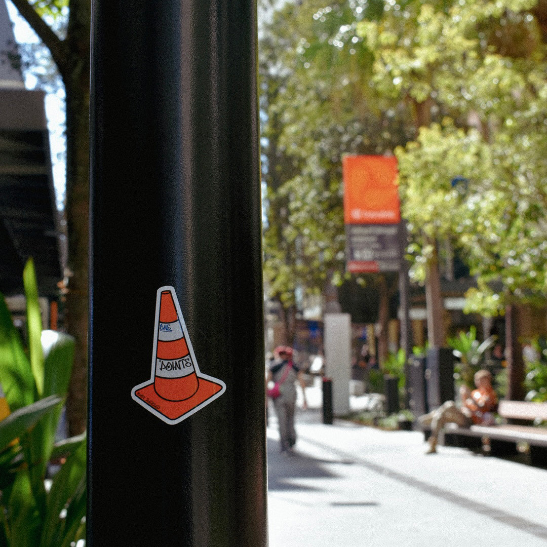 Points Sticker Pack '26 Traffic Cone Brisbane Australia