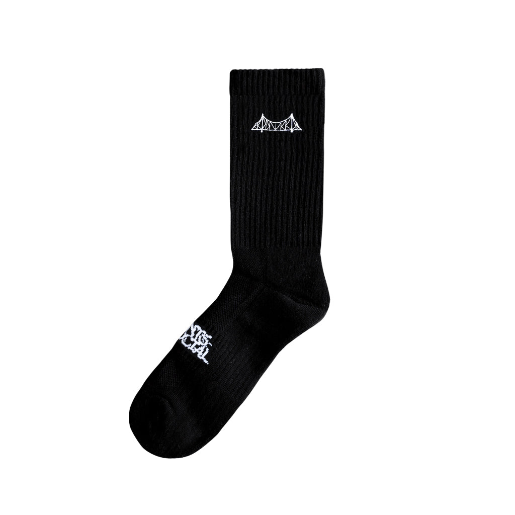 Points x AM Social Socks - Black | Australia New Zealand