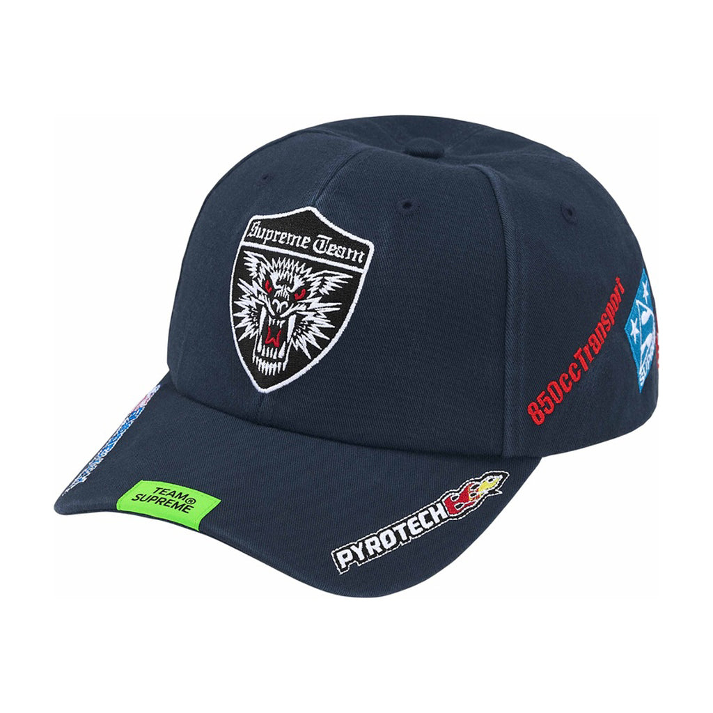 Supreme-Racing-Team-6-panel-cap---Navy Front Australia New Zealand
