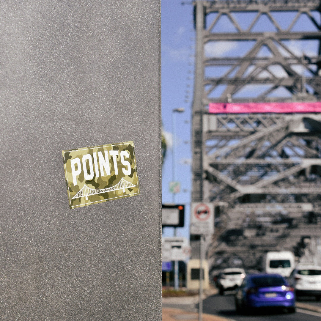 Points Sticker Pack '26  FTC Camo Brisbane Australia