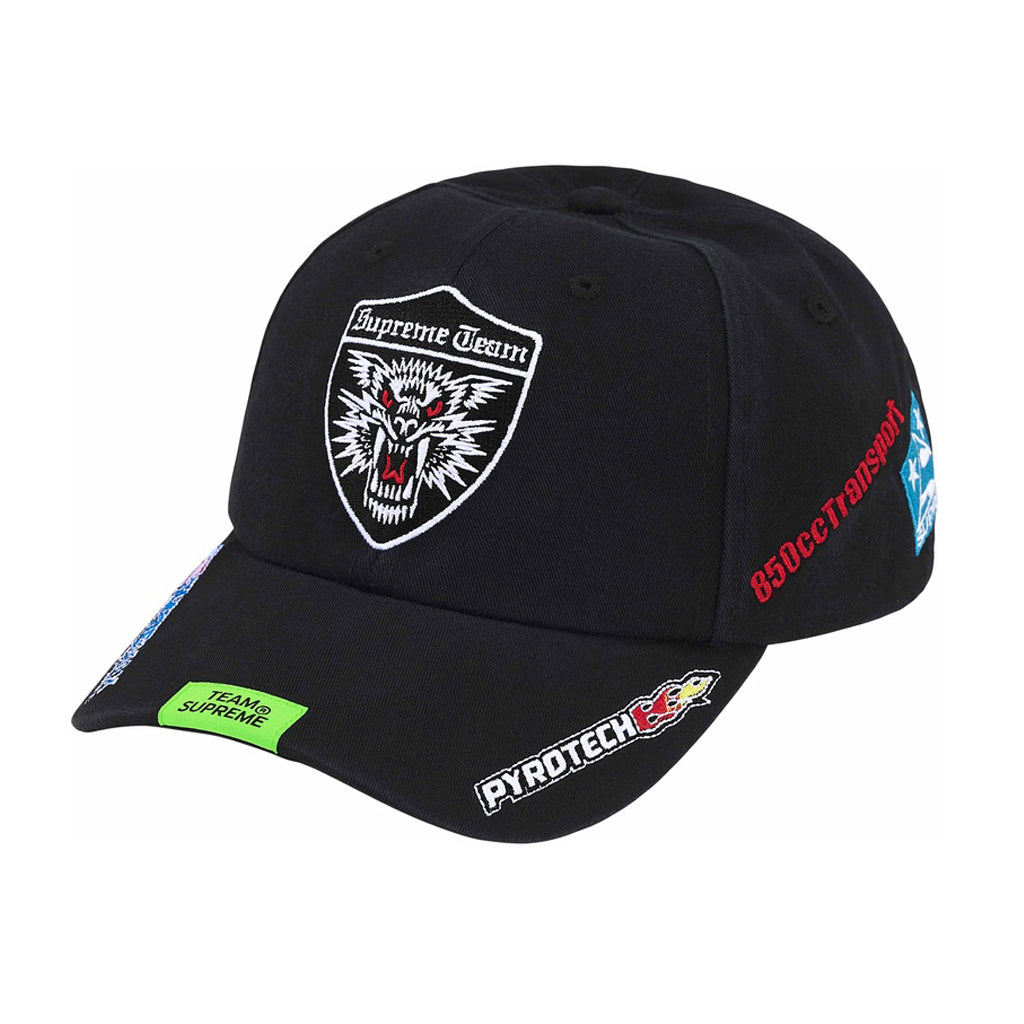 Supreme Racing Team 6-Panel Cap - Black | Points Streetwear Store