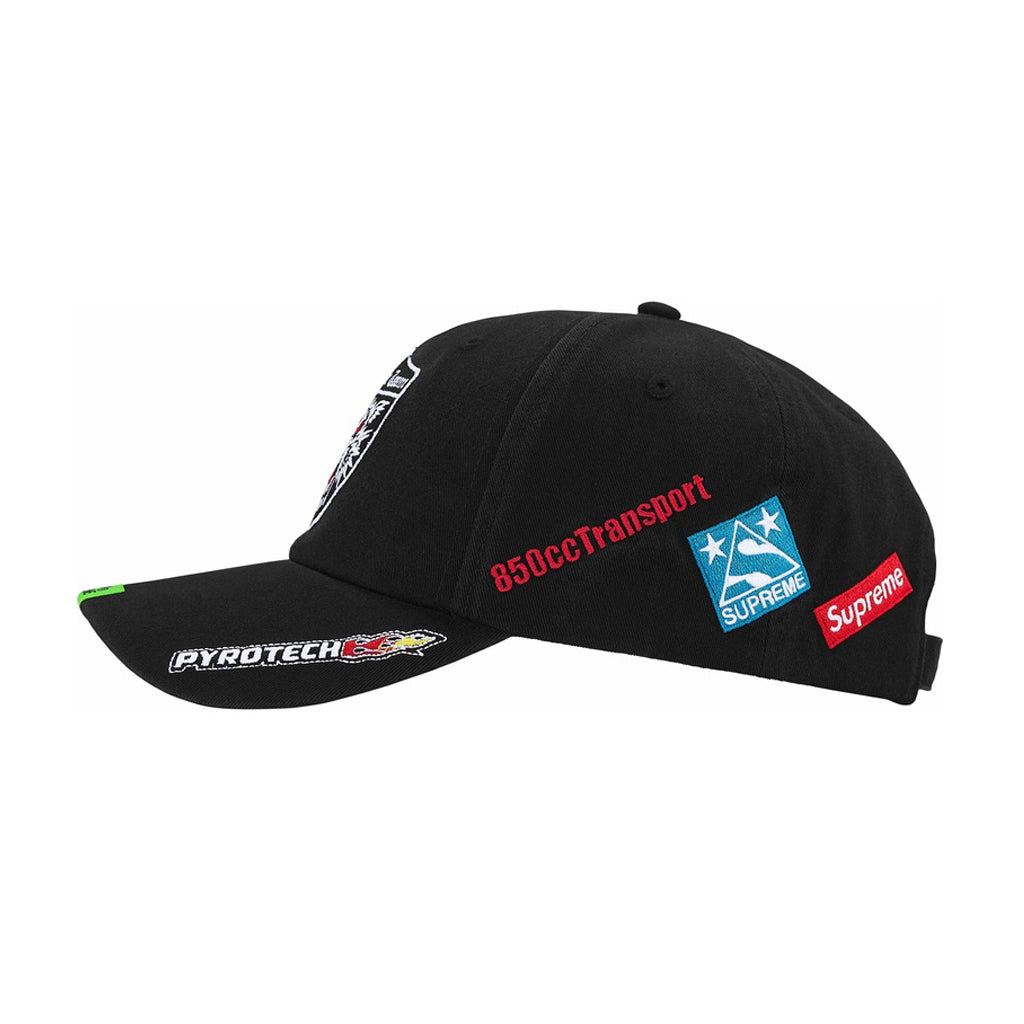 Supreme Racing Team 6-Panel Cap - Black | Points Streetwear Store