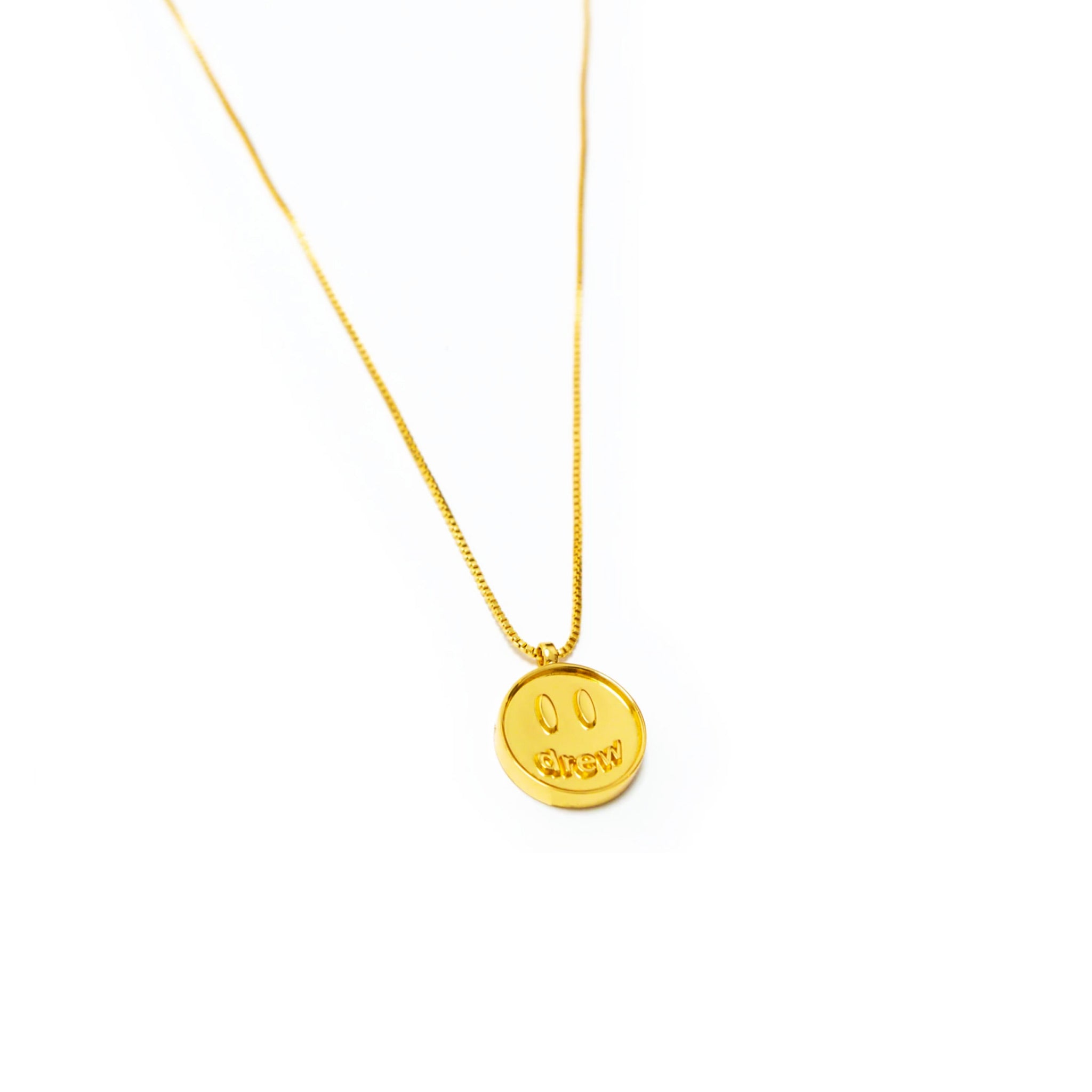 Drew House Mascot Pendant Necklace - 24k Gold Plated | Points