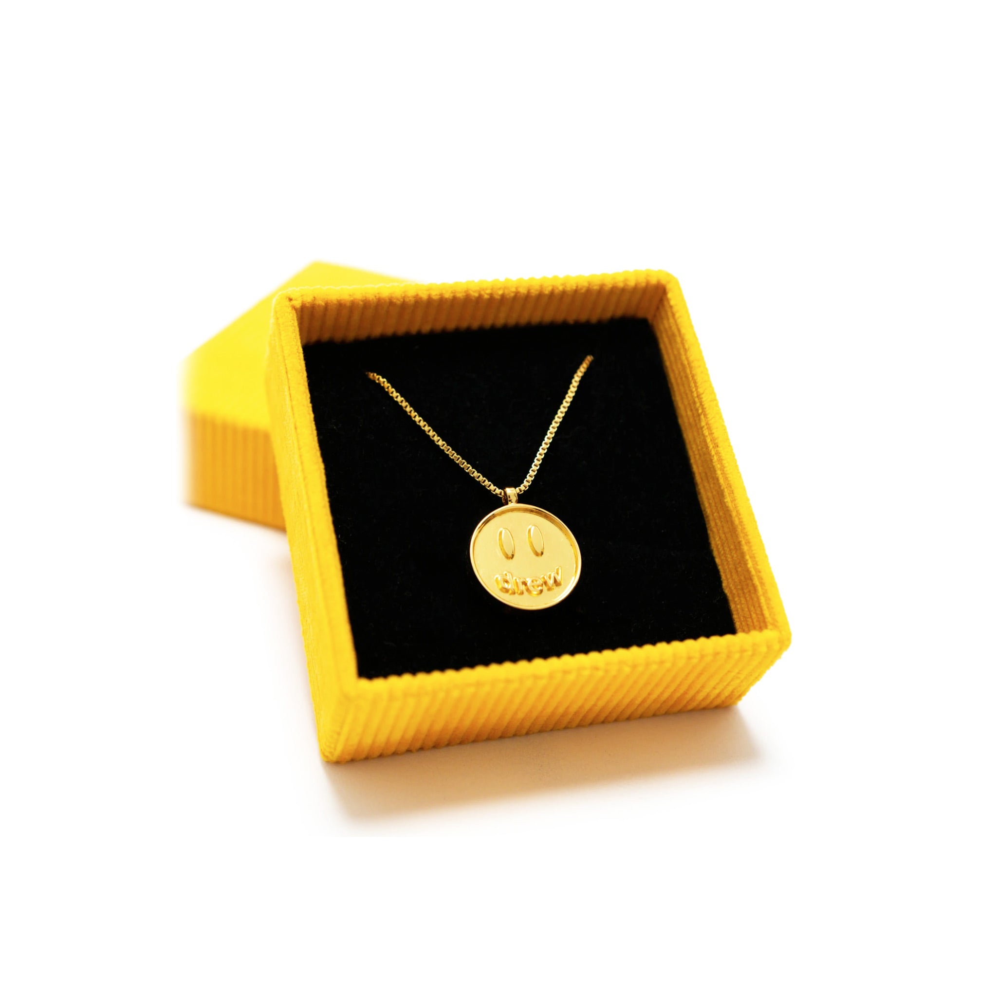 Drew House Mascot Pendant Necklace - 24k Gold Plated | Points