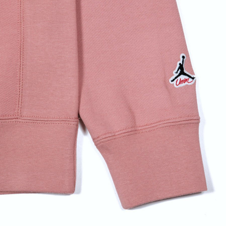Union LA x Jordan Reverse Dunk Hoodie - Rust Pink Sleeve | Australia New Zealand